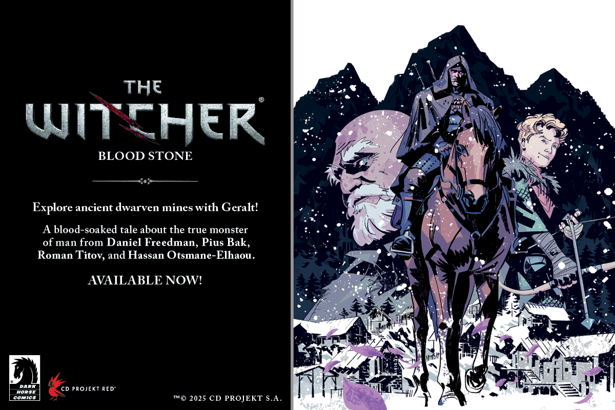 The Witcher: Embark on a new four-issue comic series in The Witcher: Blood Stone
