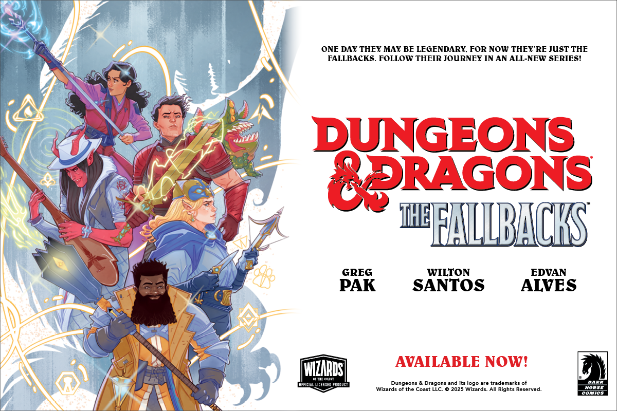 D&D: The Fallbacks: In a time of fickle gods and feckless governors, the world yearns for heroes! But what it gets are the Fallbacks