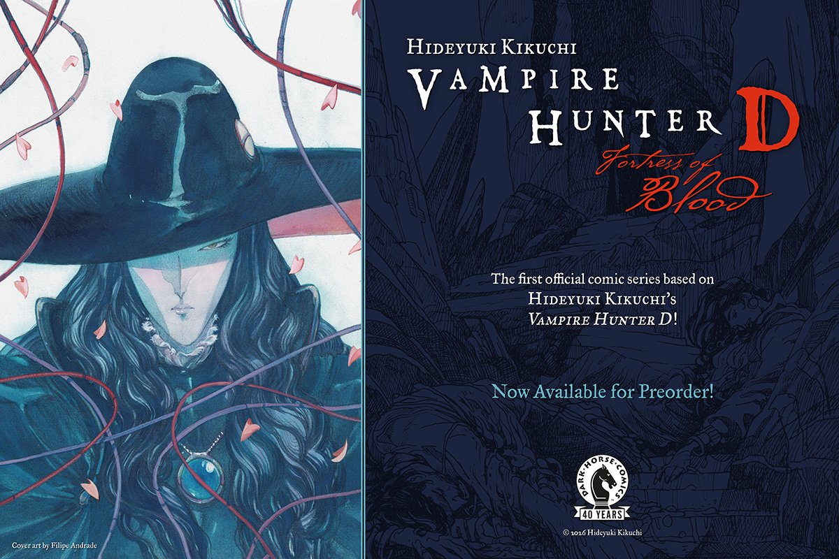Fortress of Blood: The first official comic series based on Hideyuki Kikuchi’s Vampire Hunter D!